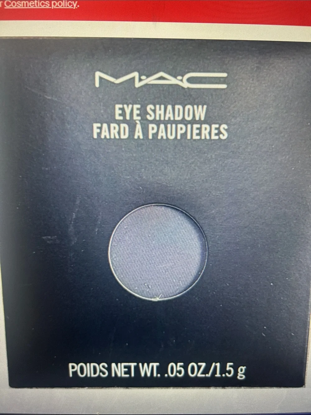 MAC Cosmetics Single Eyeshadow — Soft Lavender Matte